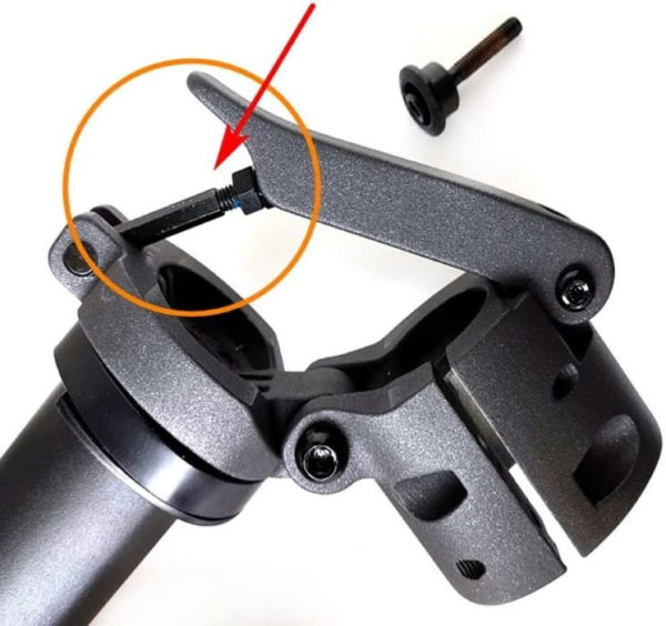 Locking bolt for folding joint (Ninebot Max) for e-scooter